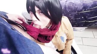A couple engages in passionate role play with a sweet twist