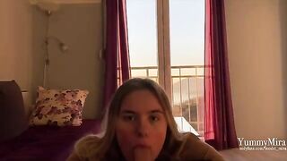 The girl’s pussy is so tight that it makes a guy cum very quickly
