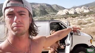 Two guys banged babes on Sparks Go Wild California road trip