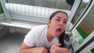 I got caught fucking in the cable car of Medellin Colombia by an exhibitionist