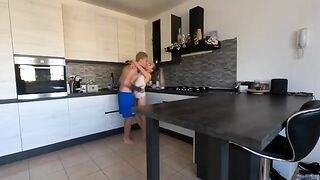 She squirts and rewards me with her clitoral sucking for my new job!