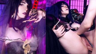 Raiden Shougun secret quest scene with stunning MollyRedWolf