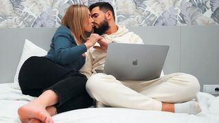 The perfect girl seduces a young guy and he experiences his first sex