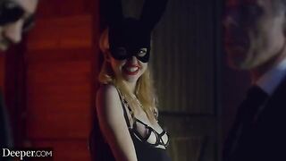 The hottest blonde slut Chloe Cherry gets her DP fantasy fulfilled