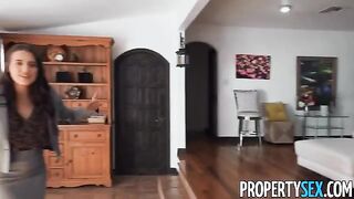 A real estate agent convinces a picky client to buy a house
