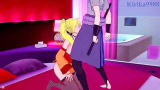 Naruko Uzumaki and Sasuke Uchiha have deep sex at a love hotel