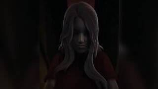 The girl with a habit of scaring people has sex in cowgirl pose
